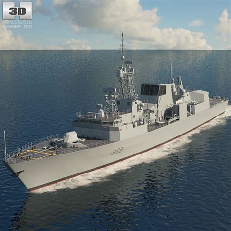 Halifax class frigate 3D | CGTrader