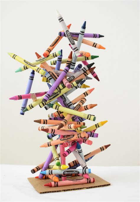 Crayon Art Sculpture - Meri Cherry