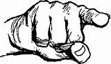 Pointing Hand coloring Page  Free Printable Coloring Pages sketch template