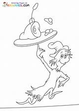 Green Eggs And Ham Coloring Page sketch template
