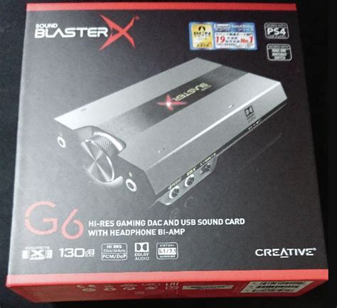 Creative Sound BlasterX G6 High sound quality Portable Hi-res compatible SBX-G6 | eBay