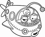 Octonauts Submarine Coloring Page  Free Printable Pages For Kids sketch template
