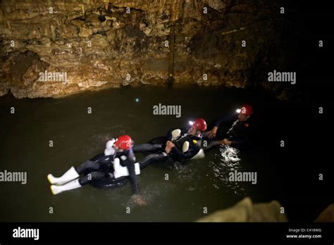 Black Water rafting in the Waitomo Glowworm Caves, Waitomo, North ...