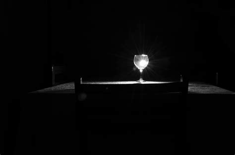 Free stock photo of black and white, dark room, dinner table