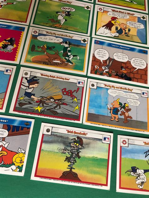 LOONEY TUNES & Upper Deck Cartoon Baseball Cards Mixed Lot of | Etsy