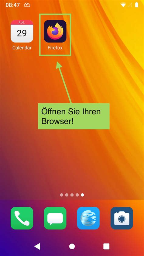 Katalog zum Startbildschirm hinzufügen (Android)