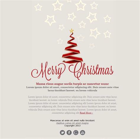 85 Creating Christmas Card Email Templates Free PSD File for Christmas ...