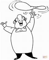 Cooking Chef coloring page  Free Printable Coloring Pages sketch template