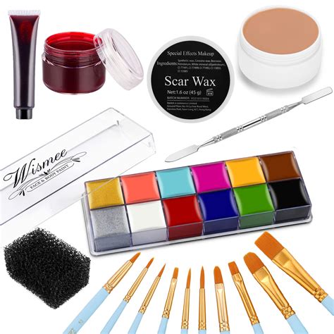 Buy Wismee SFX Makeup Kit Professional Face Body Paint Halloween ...