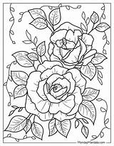 20 rose coloring pages Free Pdf Printables – Artofit sketch template