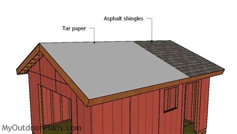 14x18 Gable Shed Roof Plans | MyOutdoorPlans | Free Woodworking Plans ...