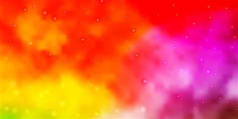 Light Multicolor vector background with colorful stars. | Vector background, Background ...