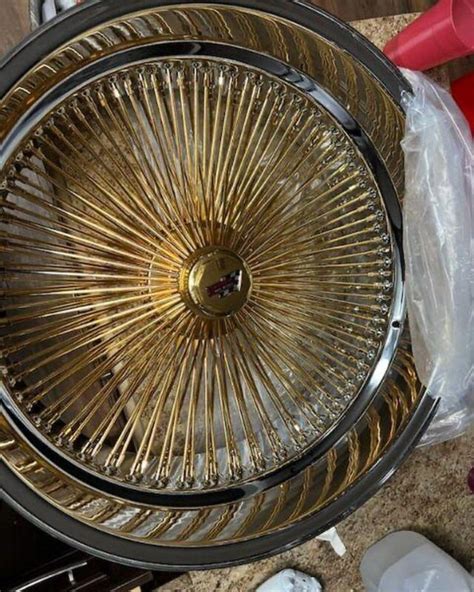 Brand new 24 inch center gold Daytons for sale - SHAUNE CUSTOM RIMS