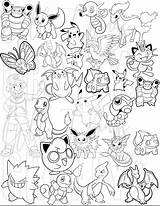 Pokemon Coloring Sheets 78 Digital PDF Pages  Etsy Canada sketch template