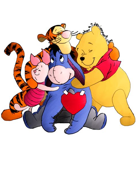 100 Acre Hug of Winnie the Pooh and Friends by zhar97 on DeviantArt