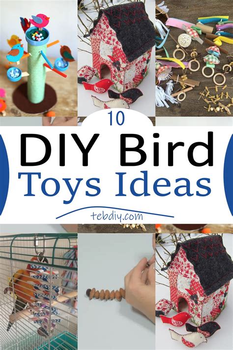 10 DIY Bird Toy Ideas For Feathered Friends - Teb DIY