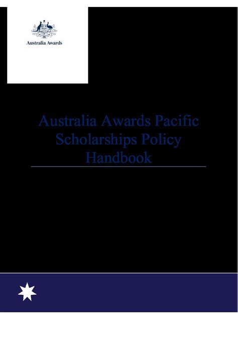 Australia Awards Pacific Scholarships Policy Handbook- 2022 | Australia Awards Vanuatu