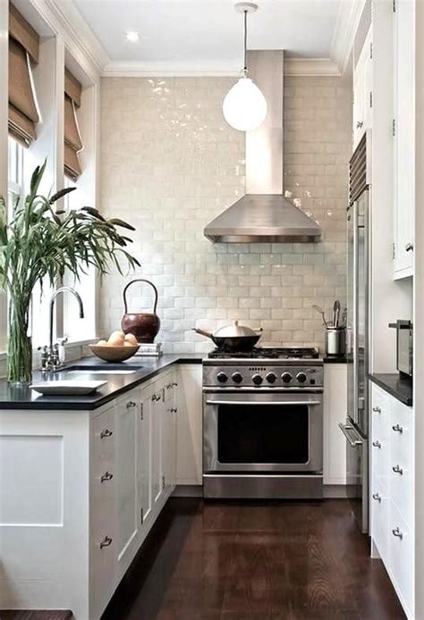 31 Stylish And Functional Super Narrow Kitchen Design Ideas - DigsDigs