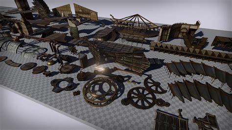 Steampunk Airship in Environments - UE Marketplace