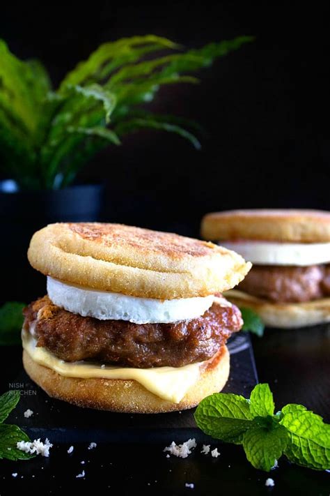 Sausage and Egg McMuffin | Video - NISH KITCHEN