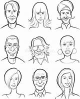 Whiteboard Drawing Smiling Women Faces Set Stock Illustrations – 4  sketch template
