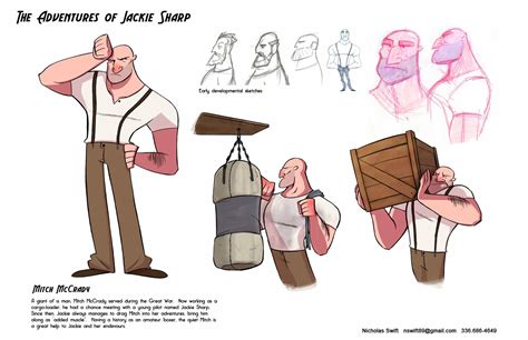 Nick Swift - Character Design Portfolio: Character Design Portfolio - 2018