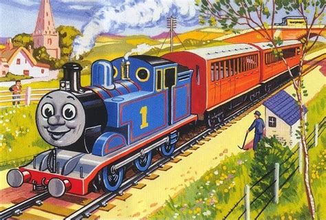 Enjoy some Railway series illustrations. : r/thomasthetankengine