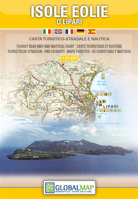 Aeolian (Lipari) Islands | Sicily | 1: 30,000 | GLOBAL MAP - Roger Lascelles Maps Ltd