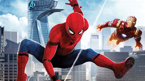 Download Iron Man Spider Man Movie Spider-Man: Homecoming HD Wallpaper