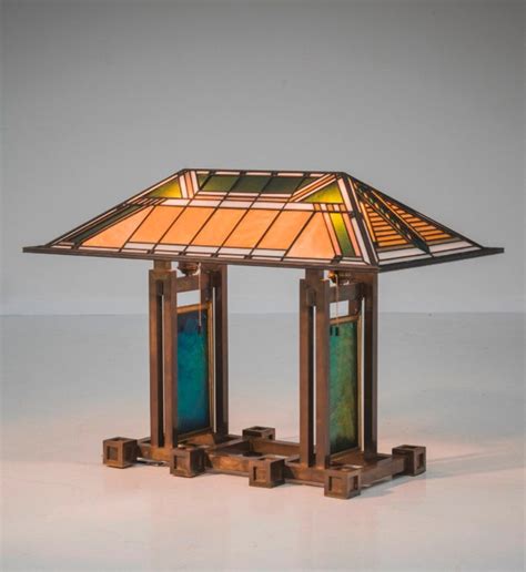 Frank Lloyd Wright Table Lamp Pagoda. Archives image ...