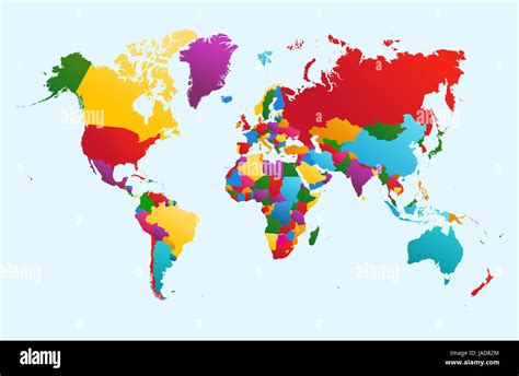 Earth Map Countries And Capitals