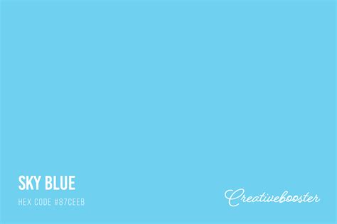 All About Color Sky Blue (Codes, Meaning and Pairings) – CreativeBooster