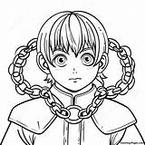 Kurapika With Chain Coloring Page  Pagescom sketch template