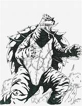 Gamera Coloring Pages Sketch Page sketch template