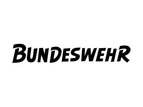 Bundeswehr Wordmark Logo PNG vector in SVG, PDF, AI, CDR format