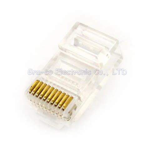 10pcs 10P10C RJ48 crystal plug RJ48 network cable Crystal Head Network ...