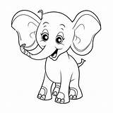Free Elephant coloring pages – Coloring Corner sketch template