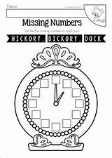 Hickory Dickory Dock Coloring Page  Quiet Book Rhymes And Songs sketch template