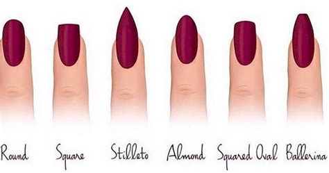 10 Different Nail Shapes in Ultimate Trend