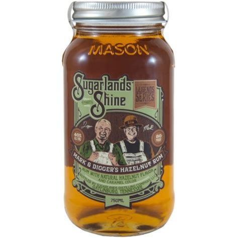 Sugarlands Shine Marks and Digger Hazelnut Moonshine Rum 750ml