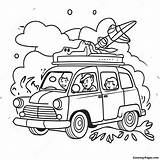 Fun Family Road Trip Coloring Page  Pagescom sketch template