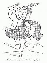 Scotland Coloring Pages sketch template