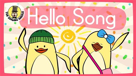 Hello Song for Kids | Greeting Song for Kids | The Singing Walrus