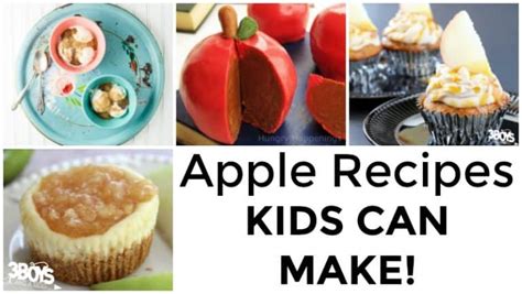 Fun Apple Recipes Kids Can Make - 3 Boys and a Dog