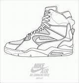 Jordan Shoe Coloring Pages  Home sketch template