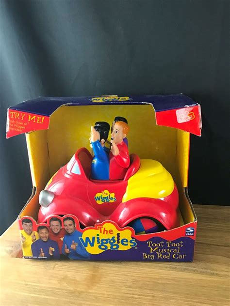 2003 RARE HTF NIB THE WIGGLES TOOT TOOT MUSICAL BIG RED CAR WORKING SEALED NEW 778988240038 | eBay