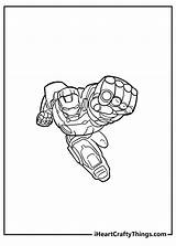 Iron Man Coloring Book Pages sketch template