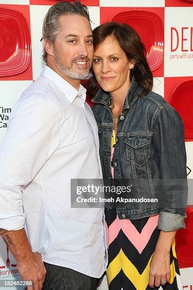 Actress Annabeth Gish and her husband, stuntman Wade Allen, attend ...