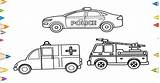Rescue Vehicle Coloring Pages sketch template
