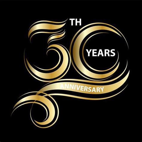 golden 30th anniversary sign and logo for gold celebration symbol 535717 Vector Art at Vecteezy